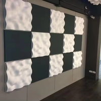 Diffusion sonore intérieure résistante au feu de haute qualité Diffuseur de nuage de polymère acoustique professionnel moderne Conception de modèle 3D