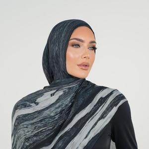 Custom Logo Printed Modal Muslim Hijab Elegant Ladies <b>Scarf</b> Customizable Soft Lightweight Breathable Fashion Durable - Product Image 2