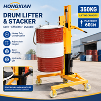 Empileur de fûts à pompe à pied 200L Eagle Grip pour camion 60cm