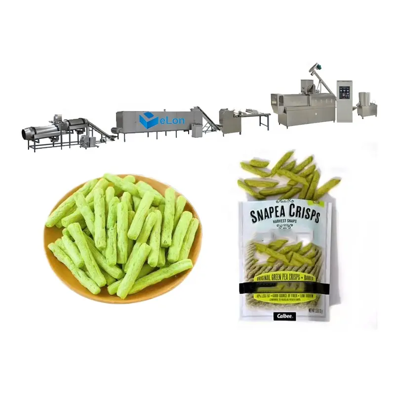 エンドウ豆スナップチップトーストスナック製造押出機生産ライン