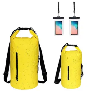 Waterproof Dry Bag Set of 4 Roll Top Lightweight Dry Bags 2 Phone Cases Portable Waterproof Storage Bag