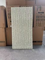 Panneaux muraux en pierre artificielle 3D en polyuréthane imperméable WPC légers pour la décoration intérieure et extérieure