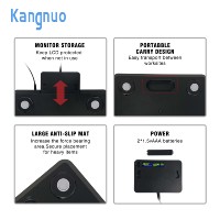 Báscula Digital de Plataforma de Alta Resistencia con Pantalla LCD, Capacidad de 300 kg, Báscula Postal Digital