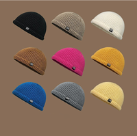 Chapeau en tricot unisexe de style melon, demi-cercle, dôme, hip-hop, hiver, voyage, tissu commun, vente en gros 2026