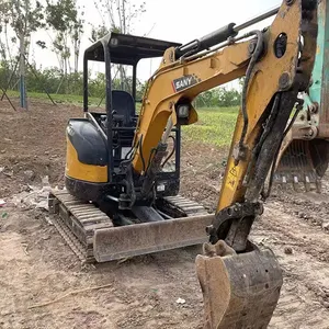 2ton hidrolik paletli mini kazıcı ekskavatör SANY SY26U satılık iyi fiyat buldozer yükleyici sany ekskavatör