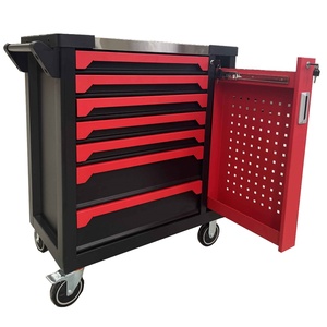 New Heavy Duty 7 <strong>Drawers</strong> Rolling <strong>Workshop</strong> Garage Tool Cart Trolley Tool Storage Cabinet - Product Image 2