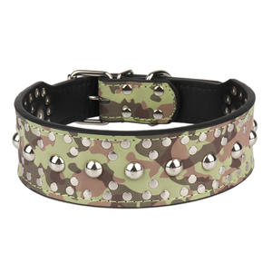 <span class=keywords><strong>Collar</strong></span> de Cuero Genuino Ajustable y Brillante para Mascotas, <span class=keywords><strong>Collar</strong></span> Personalizado para Perros de Todos los Tamaños - Product Image 5