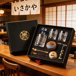Elegante Set de Regalo de Coctelería de Madera con Ahumador, Diseño de Sushi, Ideal para Whisky y Entusiastas de los Bares - Product Image 6