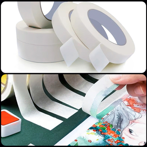 Ruban <span class=keywords><strong>de</strong></span> masquage à adhérence moyenne pour peinture intérieure, retrait propre sans résidus collants, ruban <span class=keywords><strong>de</strong></span> <span class=keywords><strong>peintre</strong></span> en papier crépon - Product Image 3