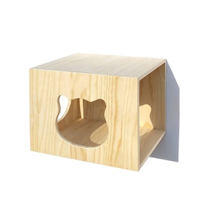 Rascador de madera maciza para interior, mueble barato montado en la pared para gato, árbol, salto - Product Image 6