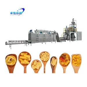 Zhuoheng Industrial Italian macaroni fusilli shells pasta making including packing production machine line