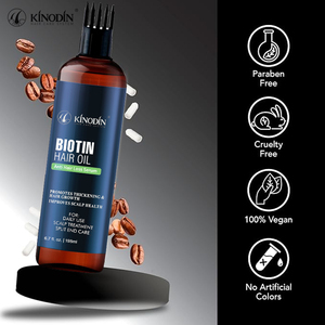 Huile organique de croissance de cheveux de marque privée avec biotine et huile de noix de coco soin naturel du cuir chevelu massage traitement de repousse des cheveux - Product Image 5