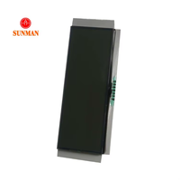 Modul Layar LCD Segmen FSTN COG Kustom 15 Digit 64 Segmen HT16C22G 3.3V untuk Meteran Industri Antarmuka Arab COG1534