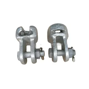 Soket tipe WS galvanis Dip panas Clevis untuk Aksesori jalur Overhead soket Clevis fitting jalur daya