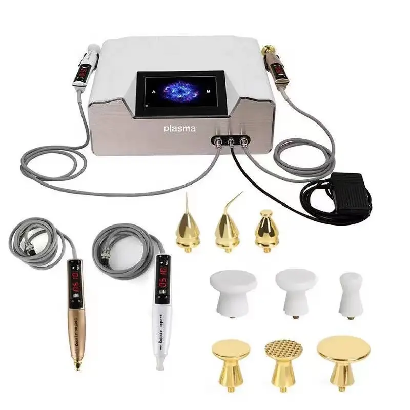 2 in 1 Golden Plasma Beauty Machine For Acne Freckle Spots Scars Removal Clinic use