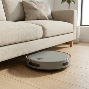 Automatic Rechargeable Robotic Vacuum Cleaner 3-in-1 Smart All-in-One Wet & <b>Dry</b> Cleaner for Household Car & Garage Use - Product Image 3