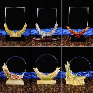Chinese Factory Wholesale Price <b>Badminton</b> Crystal Awards Trophy - Product Image 1
