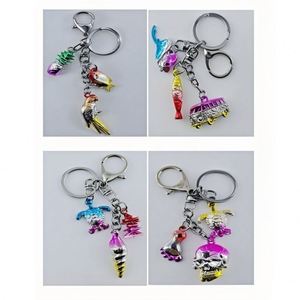 Factory Wholesale Custom Metal Keychain Souvenir Products Gifts New Design Rotating <b>Keyring</b> Metal Spinner Keychain - Product Image 4