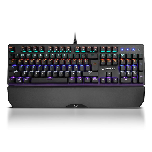 OEM ODM KBR86 Mechanical Gaming Keyboard  HighPerformance Switches 26Key AntiGhosting 12 Multimedia Keys Wrist Rest Durable ABS