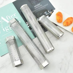 Durable Stainless Steel Wood Pellet Cold Smoking 12 Inch Rectangular Smoker Tube For BBQ Grilling