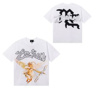 Venta caliente de calidad superior 100% Camiseta de algodón Mixed Emotiones Ropa de hombre Camisa Streetwear Gráfico Impreso Camisas de gran tamaño para hombres - Product Image 1