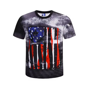 Gahumi Chemise imprimée en 3D de haute qualité T-Shirt imprimé personnalisé Impression numérique par sublimation T-shirt à manches courtes grande taille - Product Image 3
