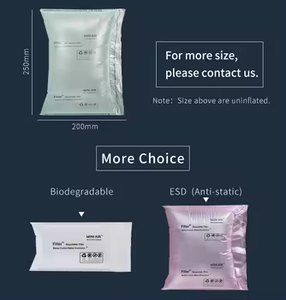 ฟิล์มกันกระแทกแบบถุงลม ESD ป้องกันไฟฟ้าสถิตย์ ขนาด 200x200 มม.  ขนาดสั่งทำได้  สำหรับบรรจุภัณฑ์แผงวงจรและฮาร์ดไดรฟ์ - Product Image 5
