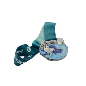 제조업체 사용자 정의 UV 인쇄 금속 대형 스포츠 메달 달리기 메달