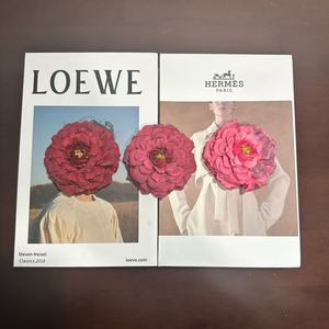 Têtes de fleurs de pivoine artificielles Junheyuan en soie, branche unique, pour décoration intérieure, épingles à cheveux de mariage - Product Image 4