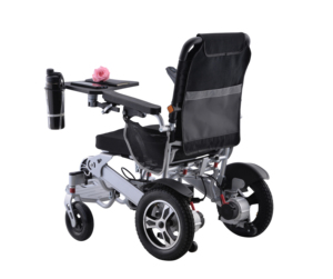 Silla de ruedas eléctrica de 4 ruedas de aluminio ligero, silla de ruedas motorizada para discapacitados reclinable inalámbrica suministrada directamente de fábrica - Product Image 2