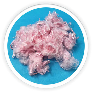 Trinh nữ màu hồng <span class=keywords><strong>Polyester</strong></span> siliconized Micro fibre xuống như STAPLE sợi <span class=keywords><strong>Comforter</strong></span> cho điền Áo khoác Quilt - Product Image 5