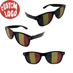 2023 lunettes de soleil ensemble <span class=keywords><strong>pas</strong></span> <span class=keywords><strong>cher</strong></span> personnalisé cyclisme lunettes de soleil en plein air Logo personnalisé lunettes de soleil avec sténopé autocollant sténopé lunettes - Product Image 1