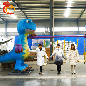 Tùy Chỉnh Dinosaurio Swing Động Vật Khủng Long <span class=keywords><strong>Robot</strong></span> Mô Hình Sân Chơi Thiết Bị - Product Image 3