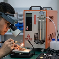 Nouvelle machine de soudage oxy-hydrogène manuelle en acier inoxydable, électrolyseur d'eau pour le nettoyage du carbone des moteurs de voiture et des métaux