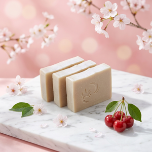 Savon artisanal transparent à la cerise, bio, végan, sans cruauté, de haute qualité, avec étiquette privée personnalisée, OEM Tekirdag, pour adultes - Product Image 3