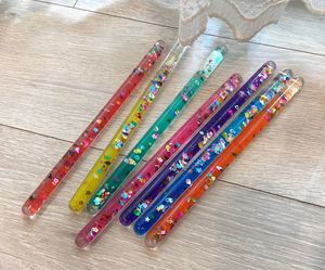 Manufacturer's Wholesale Classic Toys Mini Sensory Stick Plastic Color Glitter Wand for Sensory <b>Play</b> (BA-1103 spiral wand) - Product Image 5