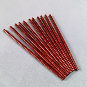 Palillos de imitación de sándalo rojo, nuevos palillos chinos de bambú y madera roja, con nudos o sin nudos, antideslizantes y - Product Image 1
