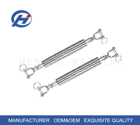 Vente en gros usine – Tendeur à mâchoires en acier inoxydable 304/316 de type US, style UU, anti-corrosion, vis de rigging impériale pour câble métallique