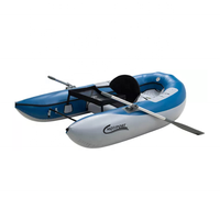 Bateau pneumatique miniature pour la pêche en PVC à prix avantageux, bateau gonflable pour une personne, bateaux à rames de haute qualité