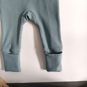 Nouveau <span class=keywords><strong>pyjama</strong></span> côtelé de style long pour enfants Vif et léger plein de vitalité et de vivacité Barboteuses mignonnes et adorables pour bébés - Product Image 5