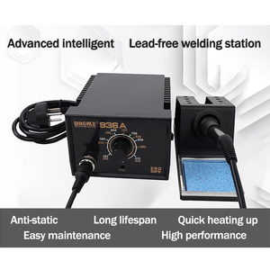 Ventes directes d'usine Station de reprise sans plomb Station de soudage sans plomb Station de dessoudage à <span class=keywords><strong>souder</strong></span> 936 <span class=keywords><strong>fer</strong></span> <span class=keywords><strong>60</strong></span> <span class=keywords><strong>Watts</strong></span> - Product Image 2