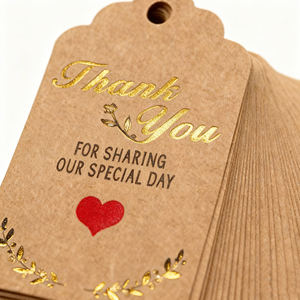 กระดาษคราฟท์ขอบคุณสำหรับวันพิเศษของเราหมวดหมู่,งานแต่งงาน Gift Tags สำหรับ CRAFT ราคาหมวดหมู่ DIY & ห่อของขวัญ - Product Image 3