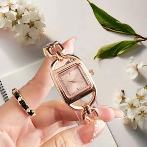 Reloj de pulsera moderno para mujer con esfera cuadrada, correa de acero inoxidable, reloj de moda, relojes de diseño económicos para mujer - Product Image 3