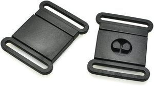 Hebillas de plástico de liberación rápida para correas o cinturones, en paquetes de varios tamaños - Product Image 3