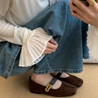 Chaussures plates Mary Jane pour femmes 2026 – Respirantes, décontractées, pour la marche quotidienne, tendance et polyvalentes