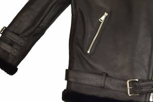 Abrigo de Piel de Oveja de Doble Cara para Mujer VRGSW0096 Galvaine TR, Ropa de Abrigo Moderna para Invierno, Primavera y Otoño - Product Image 2