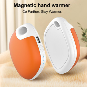 XKenHeat Rechargeable Double-Sided Electric Hand Warmer <strong>Portable</strong> Fashionable Reusable Pocket <strong>Heater</strong> 4000mAh <strong>Battery</strong> Outdoor Use - Product Image 2