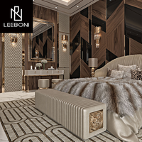 Nouveaux ensembles de lit italiens modernes de marque et design ensemble de meubles de chambre à coucher de luxe lits de luxe lit king queen size