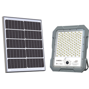 Reflector LED <span class=keywords><strong>Solar</strong></span> de 4G <span class=keywords><strong>Foco</strong></span> de 200W/600W para Exteriores, Proyector, Lámpara para Carteleras Deportivas, con Cámara CCTV - Product Image 5