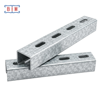 Profilé en C solide 41x21 Spangle à haute teneur en zinc, norme ASTM, service de découpe sur mesure OEM pour installations CVC légères